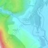 Topografische Karte Torrent de Gironde, Höhe, Relief
