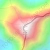 Topografische Karte Cho Oyu, Höhe, Relief