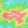 Topografische Karte 莫干山, Höhe, Relief