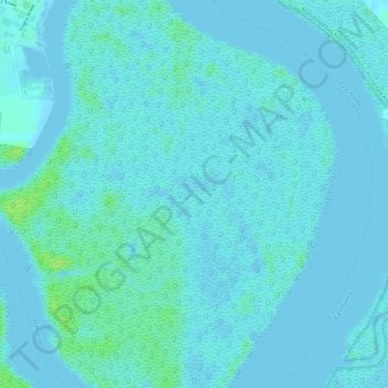 Topografische Karte Admiralty Island, Höhe, Relief
