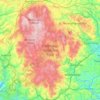 Topografische Karte Dartmoor National Park, Höhe, Relief