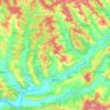 Topografische Karte Agnita, Höhe, Relief