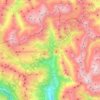 Topografische Karte Blenio, Höhe, Relief