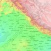 Topografische Karte Sutlej River, Höhe, Relief