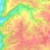 Topografische Karte Eckelrade, Höhe, Relief