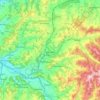 Topografische Karte Sumiswald, Höhe, Relief