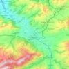 Topografische Karte Appenzell, Höhe, Relief