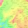 Topografische Karte Rajasthan, Höhe, Relief