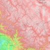 Topografische Karte Lahaul und Spiti, Höhe, Relief
