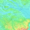 Topografische Karte Thurgau, Höhe, Relief