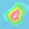 Topografische Karte Stromboli, Höhe, Relief